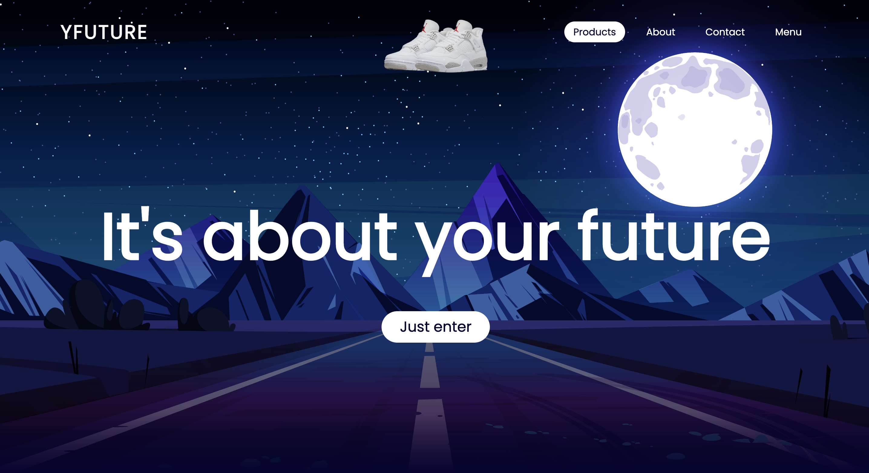 Ciemna barwa strony, nowoczesna